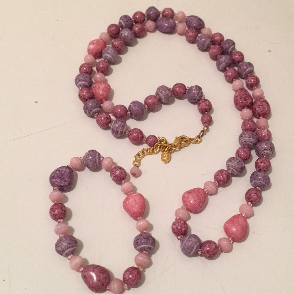 Joan Rivers Necklace And Bracelet Set